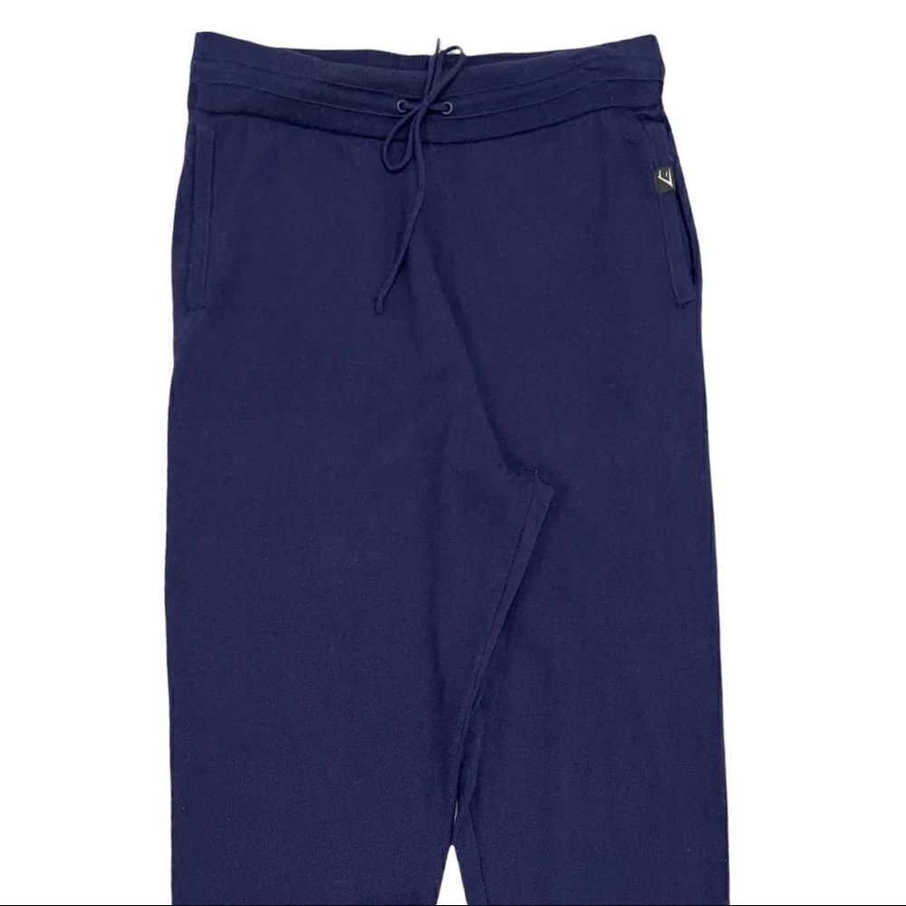GYMSHARK French Terry Navy Blue High Rise Joggers - Picture 3 of 13